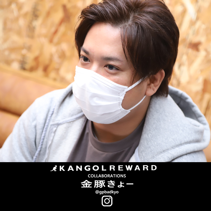 金豚きょー×KANGOL REWARD コラボネックレス