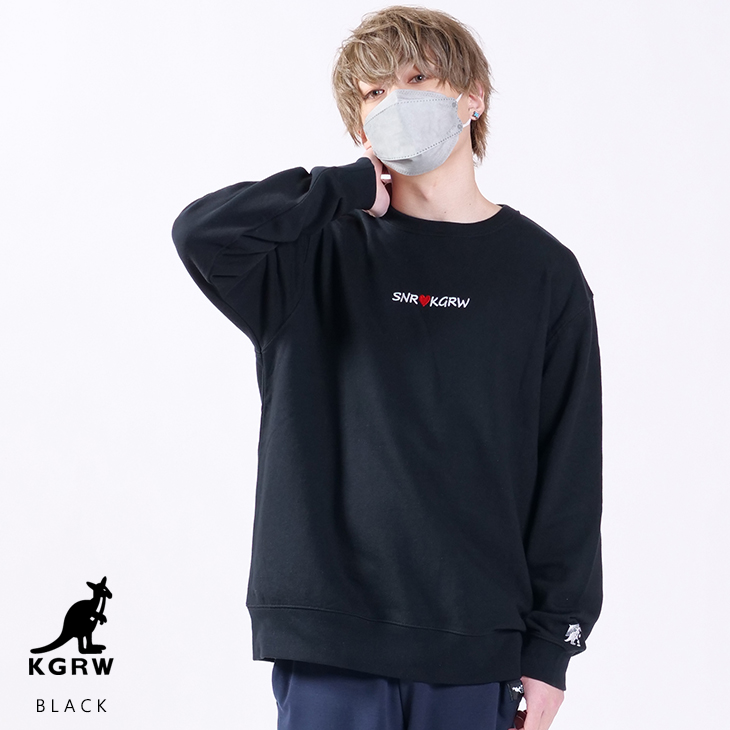 【完全受注生産】 センラ×KANGOL REWARDコラボ　トレーナー/ユニセックス：S【__S-11__】/WHITE【__S-100__】