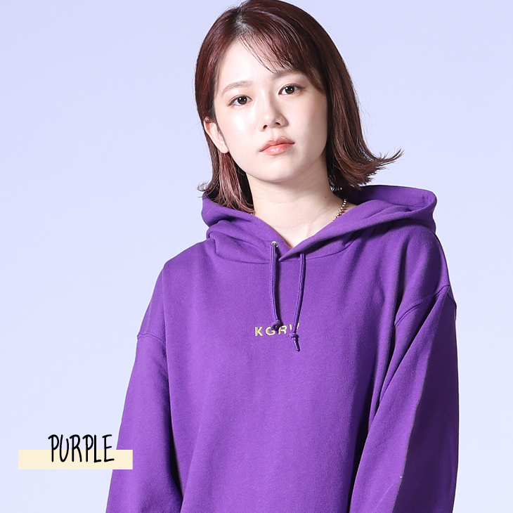 川口葵×KANGOL REWARDコラボ第2弾 プルオーバーパーカー