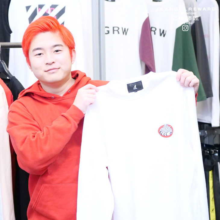 どば師匠×KANGOL REWARDコラボ トレーナー どば師匠×KANGOL REWARDコラボ トレーナー