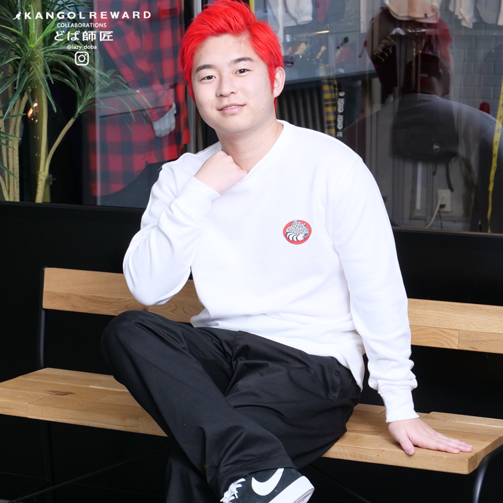 レイクレ どば師匠 KANGOLコラボ Tシャツ レイクレ どば師匠 KANGOLコラボ Tシャツ - アイドル公式 ストア