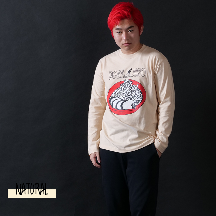 どば師匠×KANGOL REWARDコラボ 長袖Tシャツ