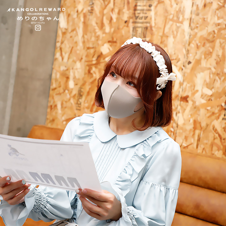 完全受注生産】めりのちゃん×KANGOL REWARD コラボZIPパーカー