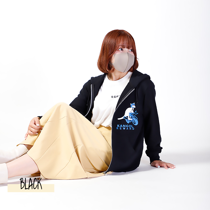 完全受注生産】めりのちゃん×KANGOL REWARD コラボZIPパーカー