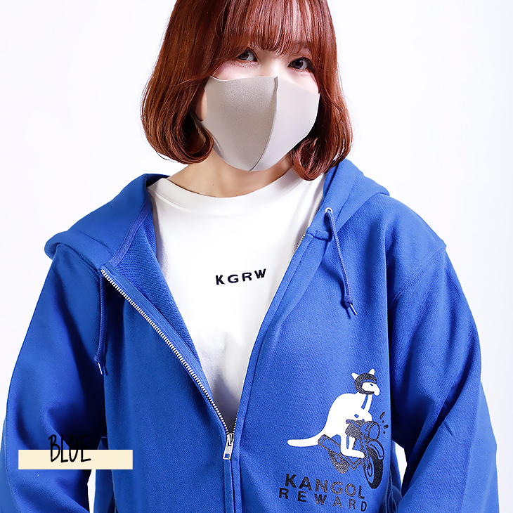 完全受注生産】めりのちゃん×KANGOL REWARD コラボZIPパーカー