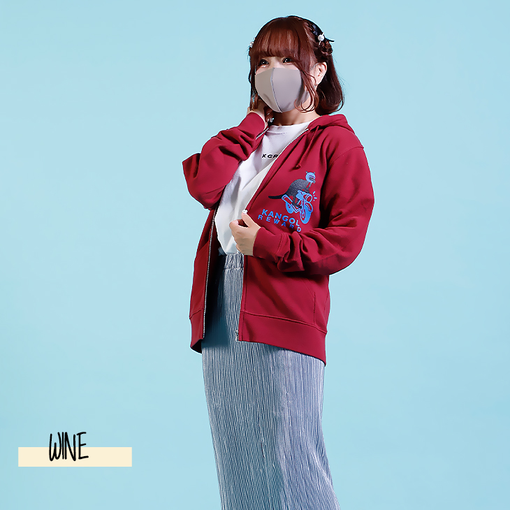 ☆新品未使用☆MAZZEL RAN×KANGOL REWARD コラボパーカー RAN×KANGOL REWARD コラボプルオーバーパーカー