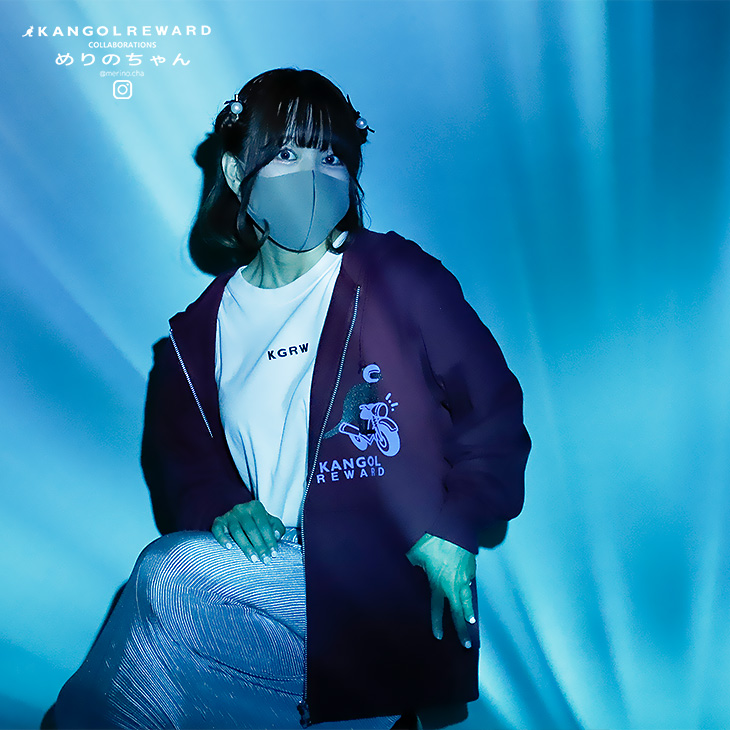 完全受注生産】めりのちゃん×KANGOL REWARD コラボジョガーパンツ