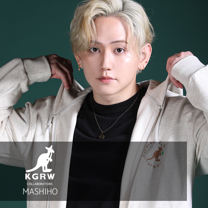 完全受注生産】MASHIHO×KANGOL REWARD コラボ企画！ZIPパーカー