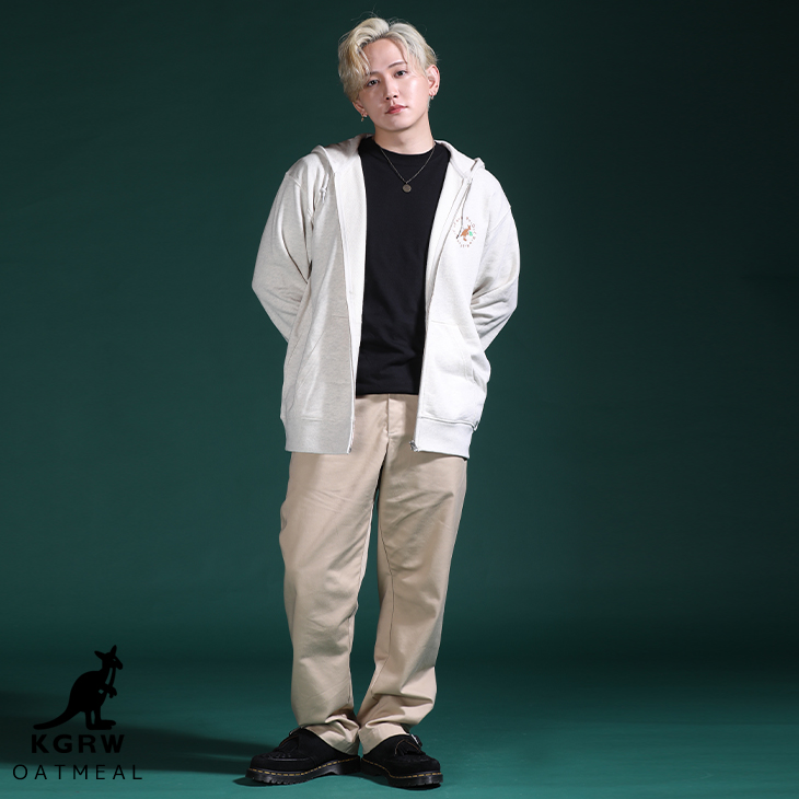 完全受注生産】MASHIHO×KANGOL REWARD コラボ企画！ZIPパーカー