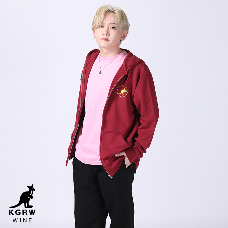 完全受注生産】MASHIHO×KANGOL REWARD コラボ企画！ZIPパーカー