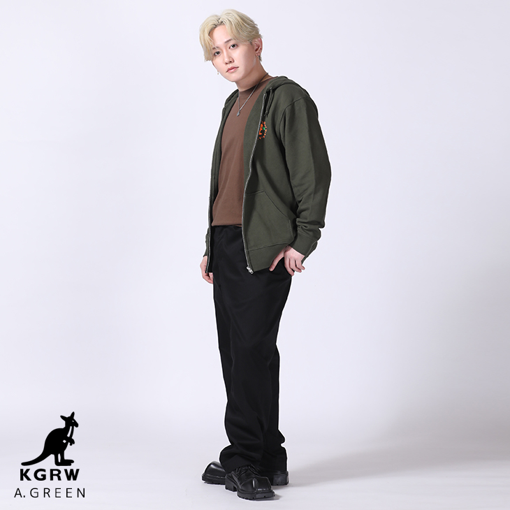 完全受注生産】MASHIHO×KANGOL REWARD コラボ企画！ZIPパーカー