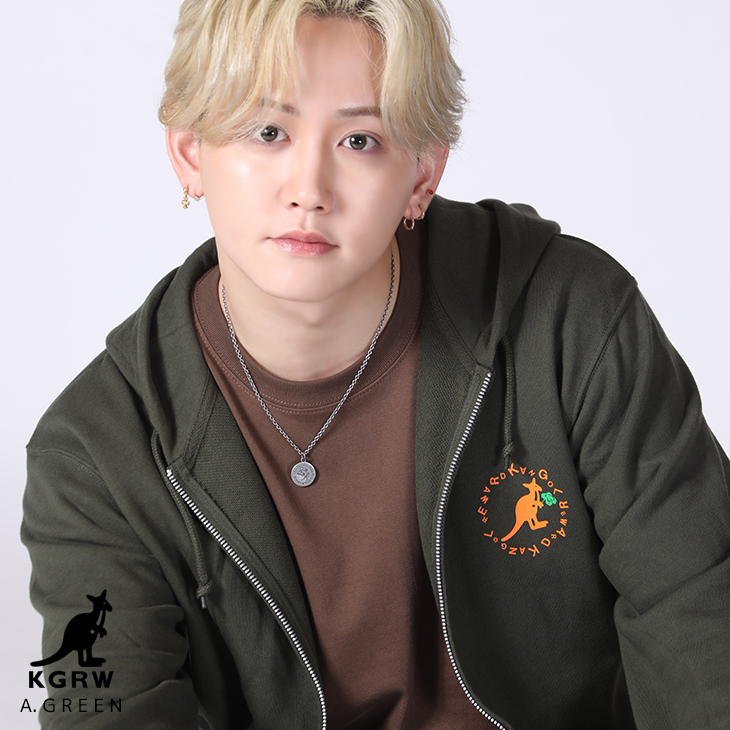 MAZZEL ラン KANGOL パーカー ネックレス MAZZEL RAN 古家蘭 KANGOL コラボ ネックレス