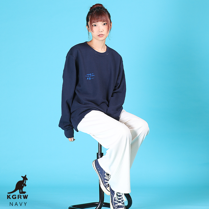 完全受注生産】 maho×KANGOL REWARD コラボトレーナー