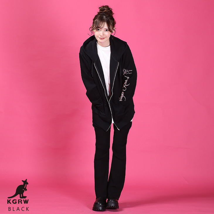 完全受注生産】青島心×KANGOL REWARD コラボ企画！ZIPパーカー