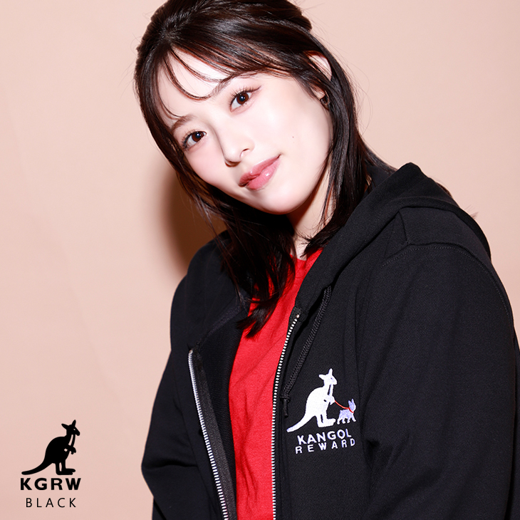 完全受注生産】齋藤冬優花×KANGOL REWARD コラボ企画！ZIPパーカー