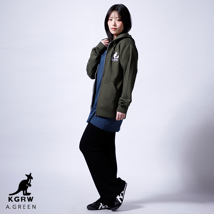 完全受注生産】齋藤冬優花×KANGOL REWARD コラボ企画！ZIPパーカー