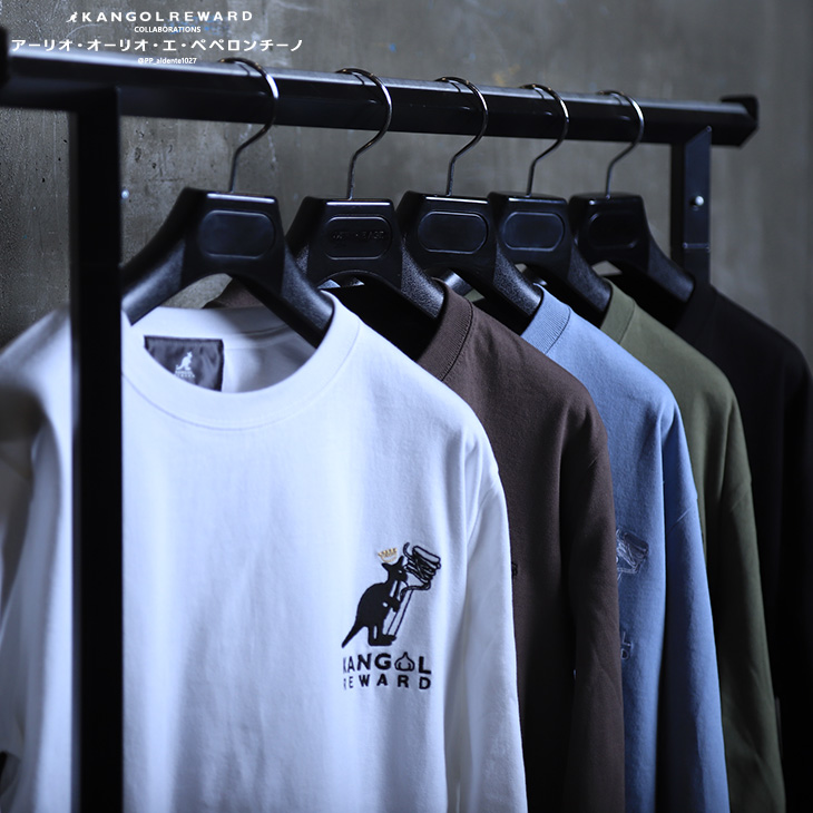 完全受注生産】アーリオ・オーリオ・エ・ペペロンチーノ×KANGOL REWARD