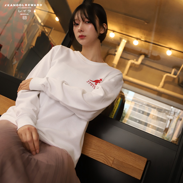 完全受注生産】レイラ×KANGOL REWARD コラボ企画！半袖Tシャツ