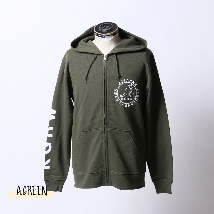 完全受注生産】826aska×KANGOL REWARDコラボ企画第7弾！ZIPパーカー