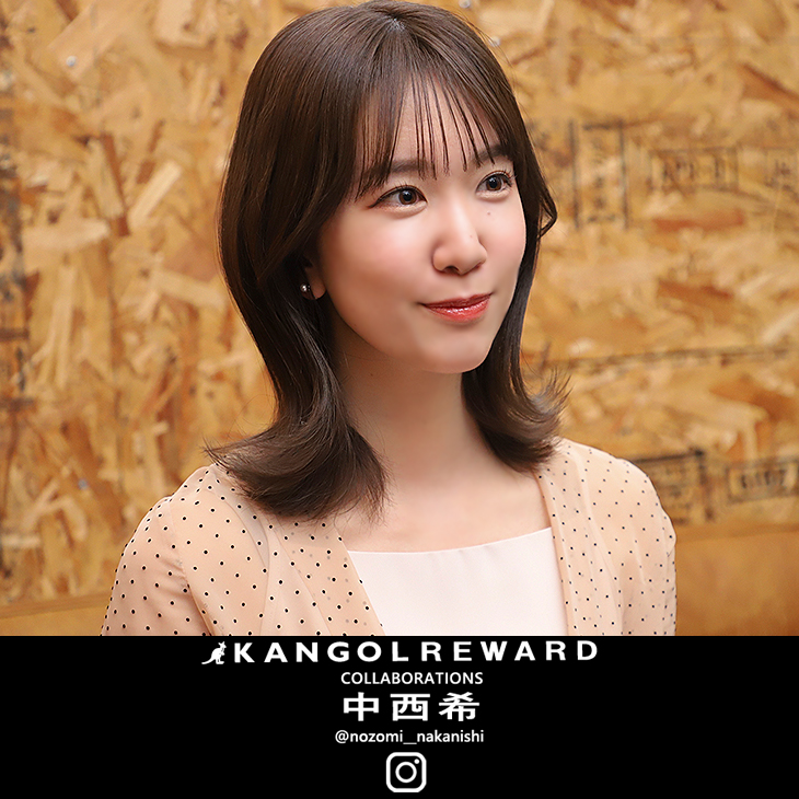 完全受注生産】中西希×KANGOL REWARDコラボ企画!ZIPパーカー 完全受注生産】中西希×KANGOL REWARDコラボ企画!ZIPパーカー
