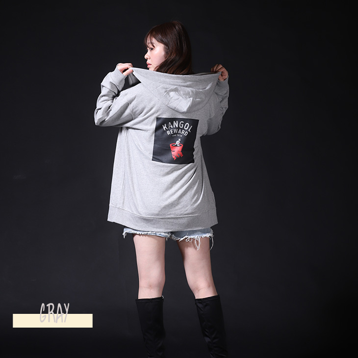 完全受注生産】重音テト×KANGOL REWARDコラボ企画!ZIPパーカー 完全受注生産】重音テト×KANGOL REWARDコラボ企画!ZIPパーカー
