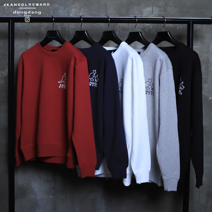 完全受注生産】dongdang×KANGOL REWARD コラボ！トレーナー