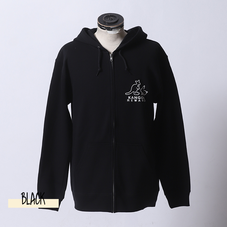 完全受注生産】dongdang×KANGOL REWARDコラボ企画！ZIPパーカー