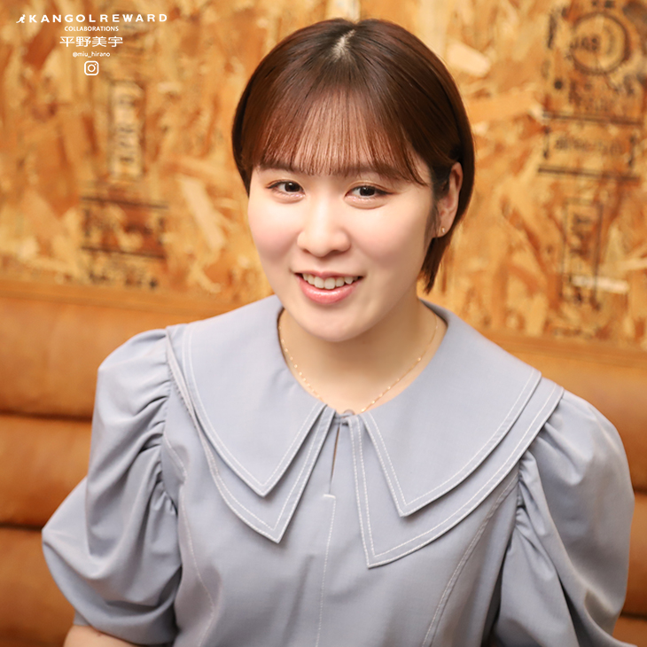 完全受注生産】平野美宇×KANGOL REWARD コラボ企画！半袖Tシャツ