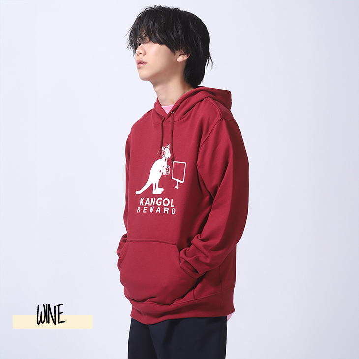 奏手イヅル KANGOLコラボパーカー WINE 奏手イヅル KANGOLコラボパーカー WINE