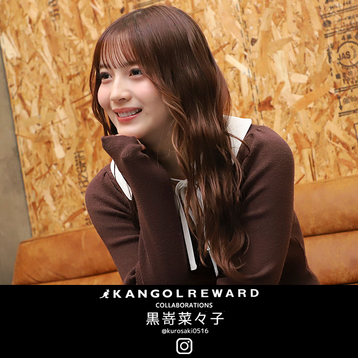 完全受注生産】黒嵜菜々子×KANGOL REWARD コラボ企画第2弾！半袖Tシャツ