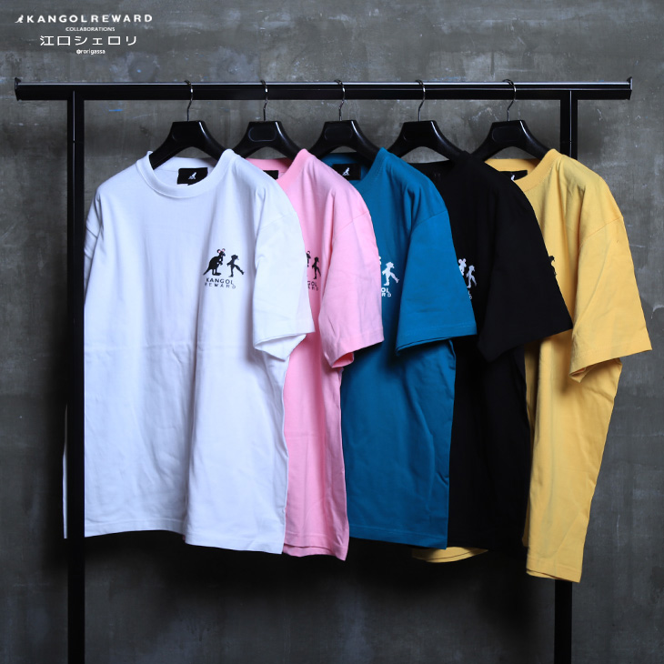 完全受注生産】江口シェロリ×KANGOL REWARD コラボ企画！半袖Tシャツ