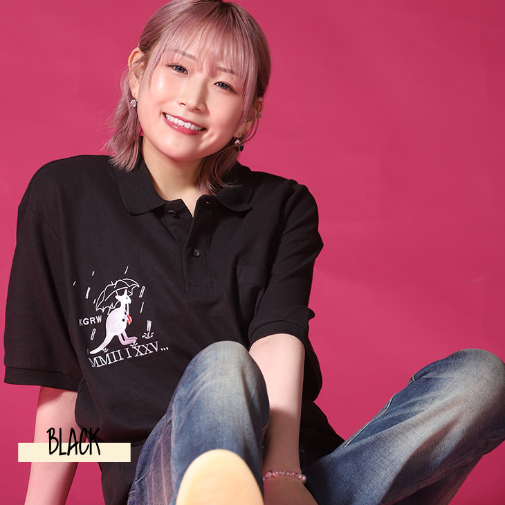 完全受注生産】三桜じゅり×KANGOL REWARDコラボ企画第2弾！ ポロシャツ