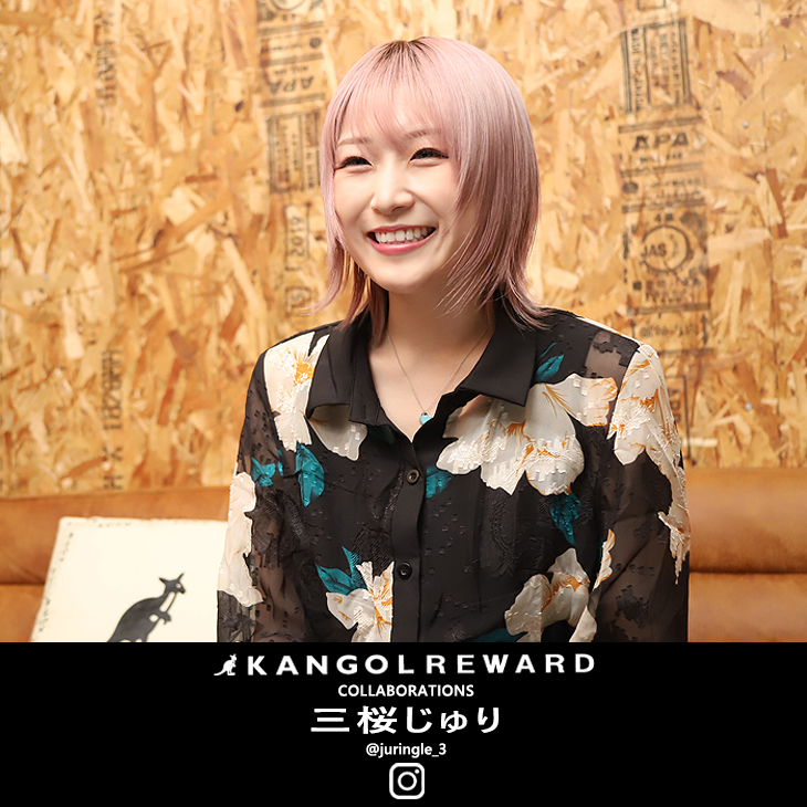 完全受注生産】三桜じゅり×KANGOL REWARD コラボ企画第2弾！トートバッグ