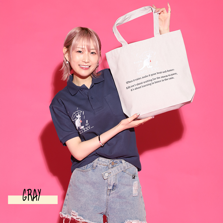 ♡cocoa♡（感謝）/3 完全受注生産】三桜じゅり×KANGOL REWARD コラボ企画第2弾！トートバッグ