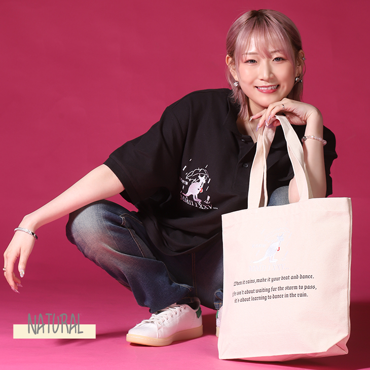 完全受注生産】三桜じゅり×KANGOL REWARD コラボ企画第2弾！トートバッグ