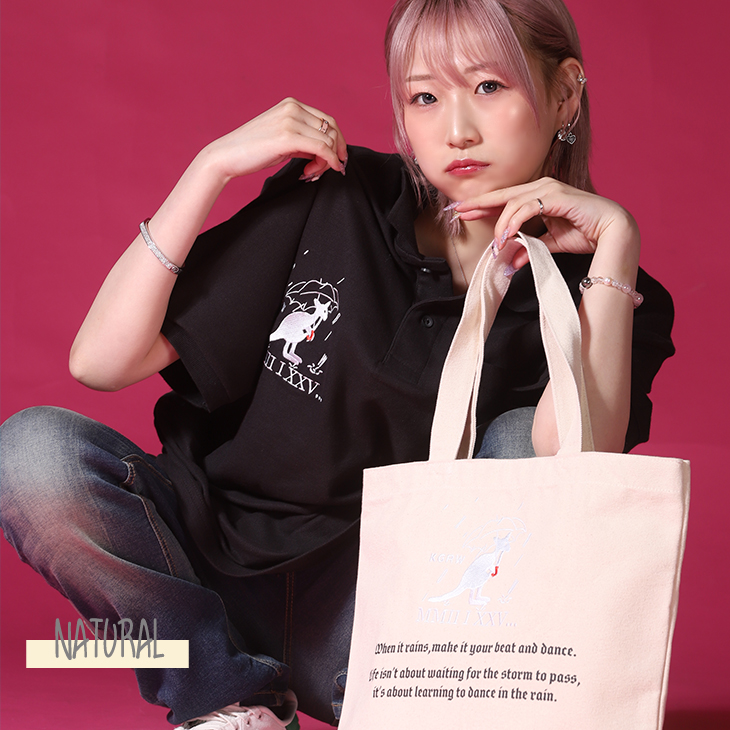 完全受注生産】三桜じゅり×KANGOL REWARD コラボ企画第2弾！トートバッグ