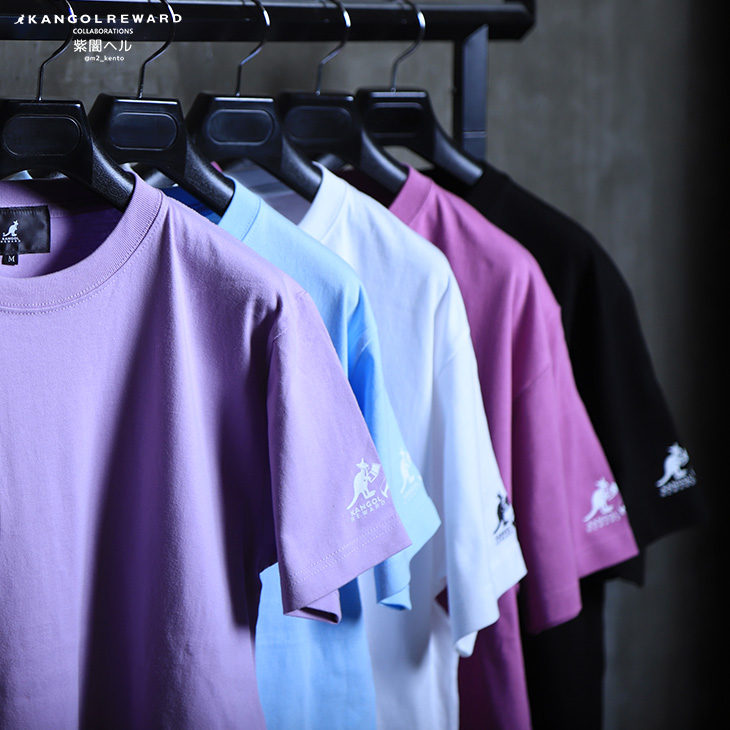 完全受注生産】紫闇ヘル×KANGOL REWARD コラボ企画第2弾！半袖Tシャツ