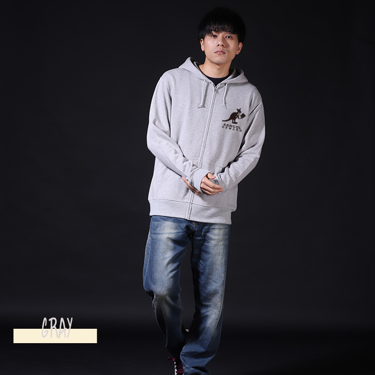 完全受注生産】紫闇ヘル×KANGOL REWARDコラボ企画第2弾！ZIPパーカー