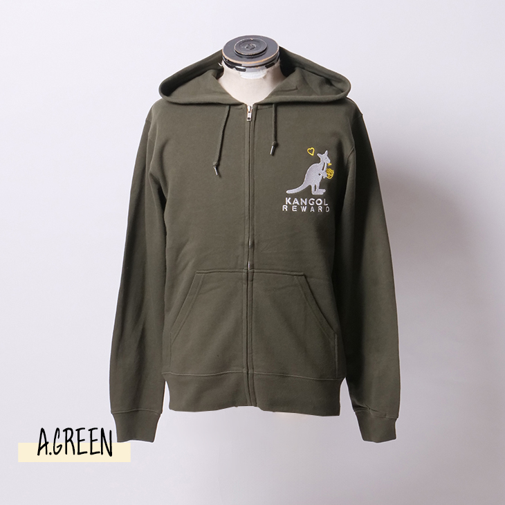 KANGOL - 【レア】ヘラヘラ三銃士×KANGOL REWARD  コラボパーカー　まりな レア】ヘラヘラ三銃士×KANGOL REWARD コラボパーカー まりな