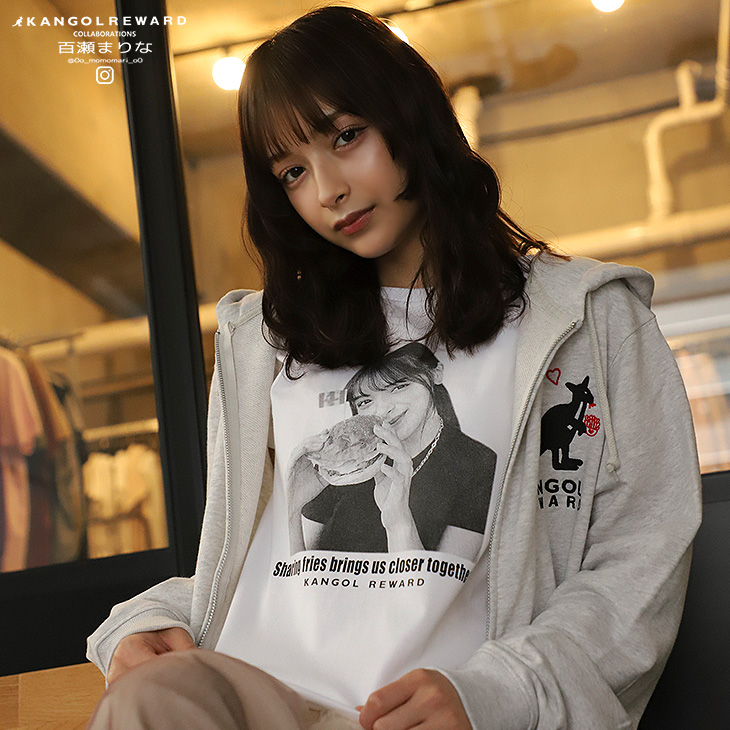 pellsiana ももほちゃんコラボスウェット SHOGO SEKINE×MOGA コラボプリントT [Various MOGA print1