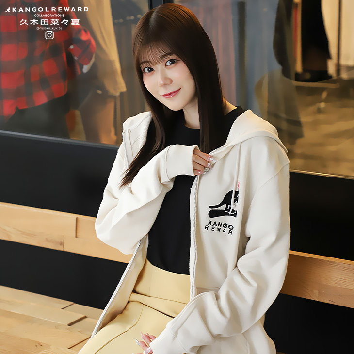 完全受注生産】久木田菜々夏 × KANGOL REWARD コラボ半袖Tシャツ