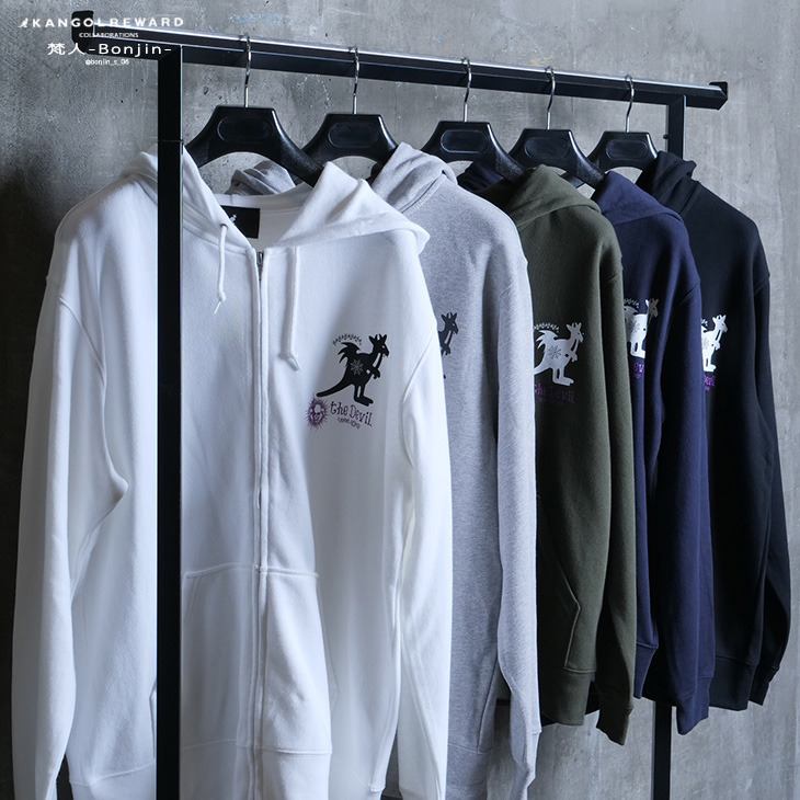 完全受注生産】梵人-Bonjin- × KANGOL REWARD コラボ企画！ZIP