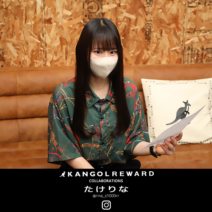 完全受注生産】たけりな×KANGOL REWARD コラボ企画！プルオーバーパーカー