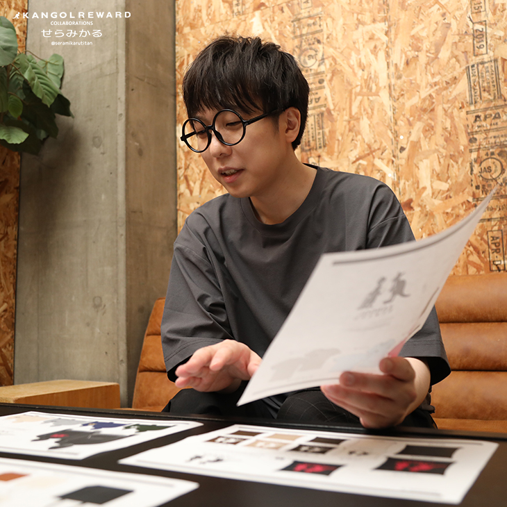 KUMA GAL ver サンプル 完全受注生産】さばいどる かほなん×KANGOL REWARD コラボ企画第