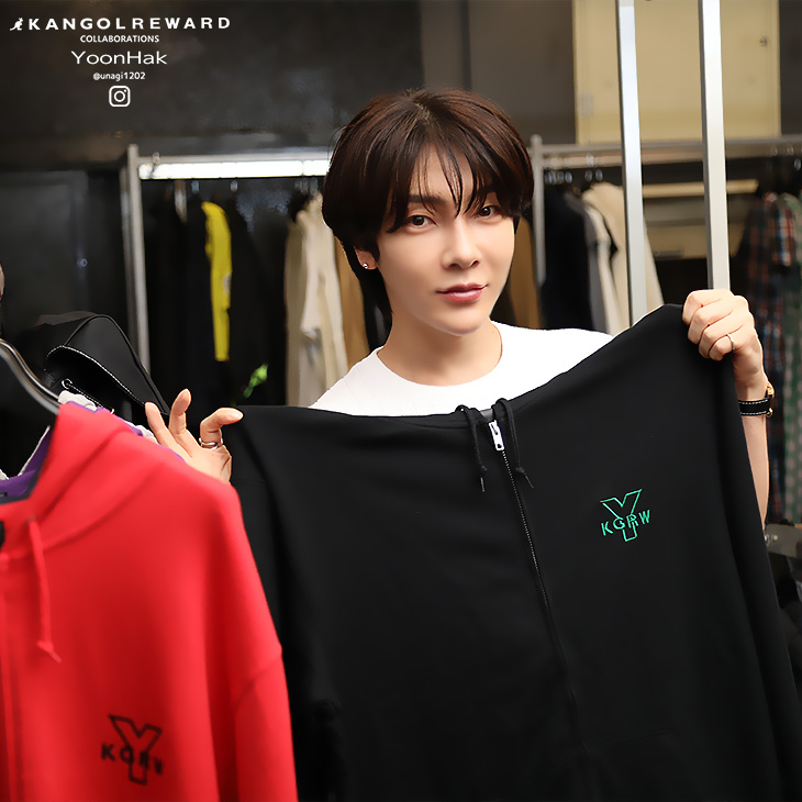 完全受注生産】YoonHak×KANGOL REWARD コラボ企画第2弾！ZIPパーカー