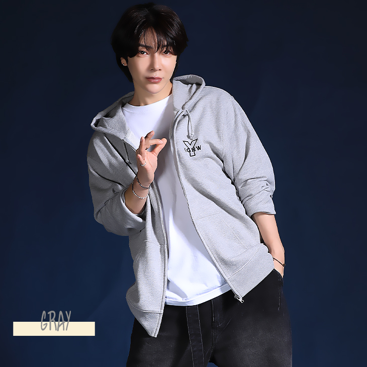 完全受注生産】YoonHak×KANGOL REWARD コラボ企画第2弾！ZIPパーカー