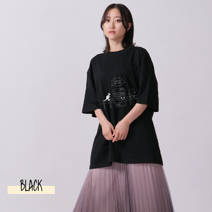 Happy Ribbon ゴールドリボンマーク Tシャツ ビジューリボンTシャツ / Bijou Ribbon T | FICTION TOKYO OF