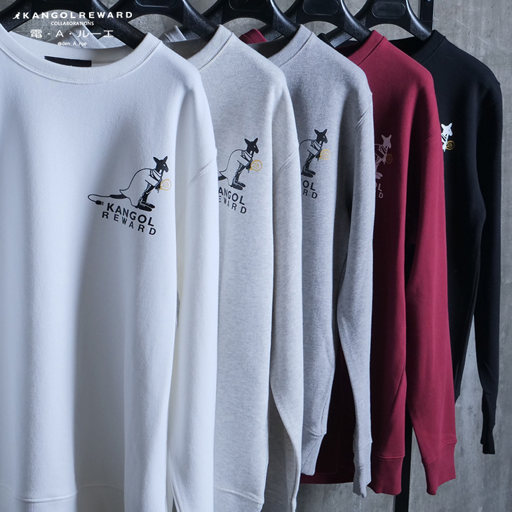 完全受注生産】電・A・ルーエ×KANGOL REWARD コラボ企画！トレーナー