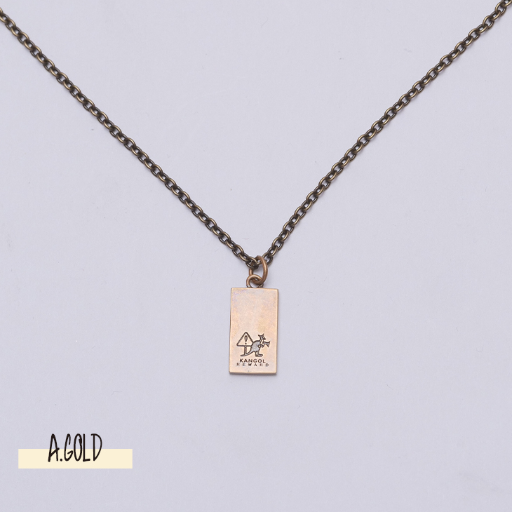 KMNZ　NECKLASCE　A.GOLD　KANGOL REWARD 完全受注生産】GooDrug×KANGOL REWARD コラボ企画！ネックレス
