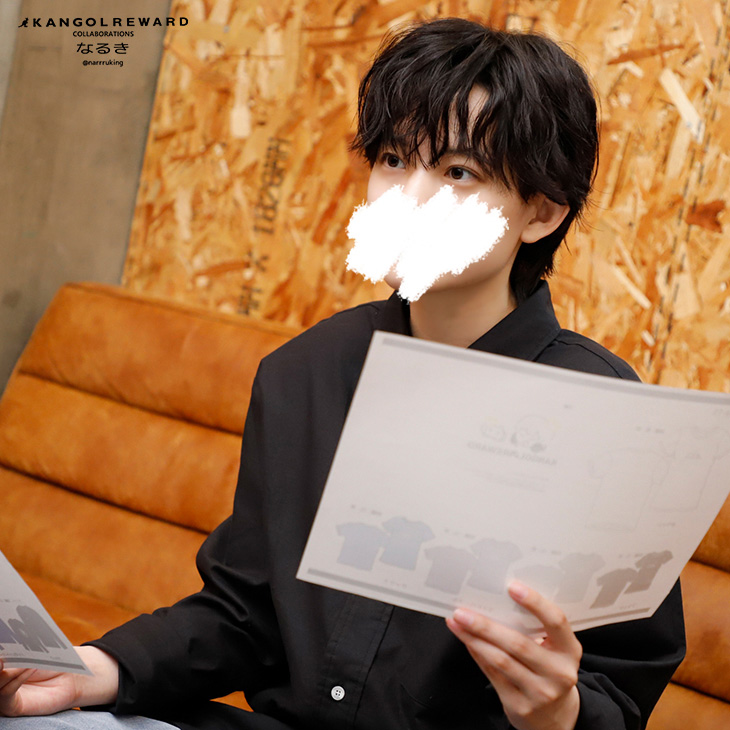 完全受注生産】なるき×KANGOL REWARD コラボ企画！プルオーバーパーカー